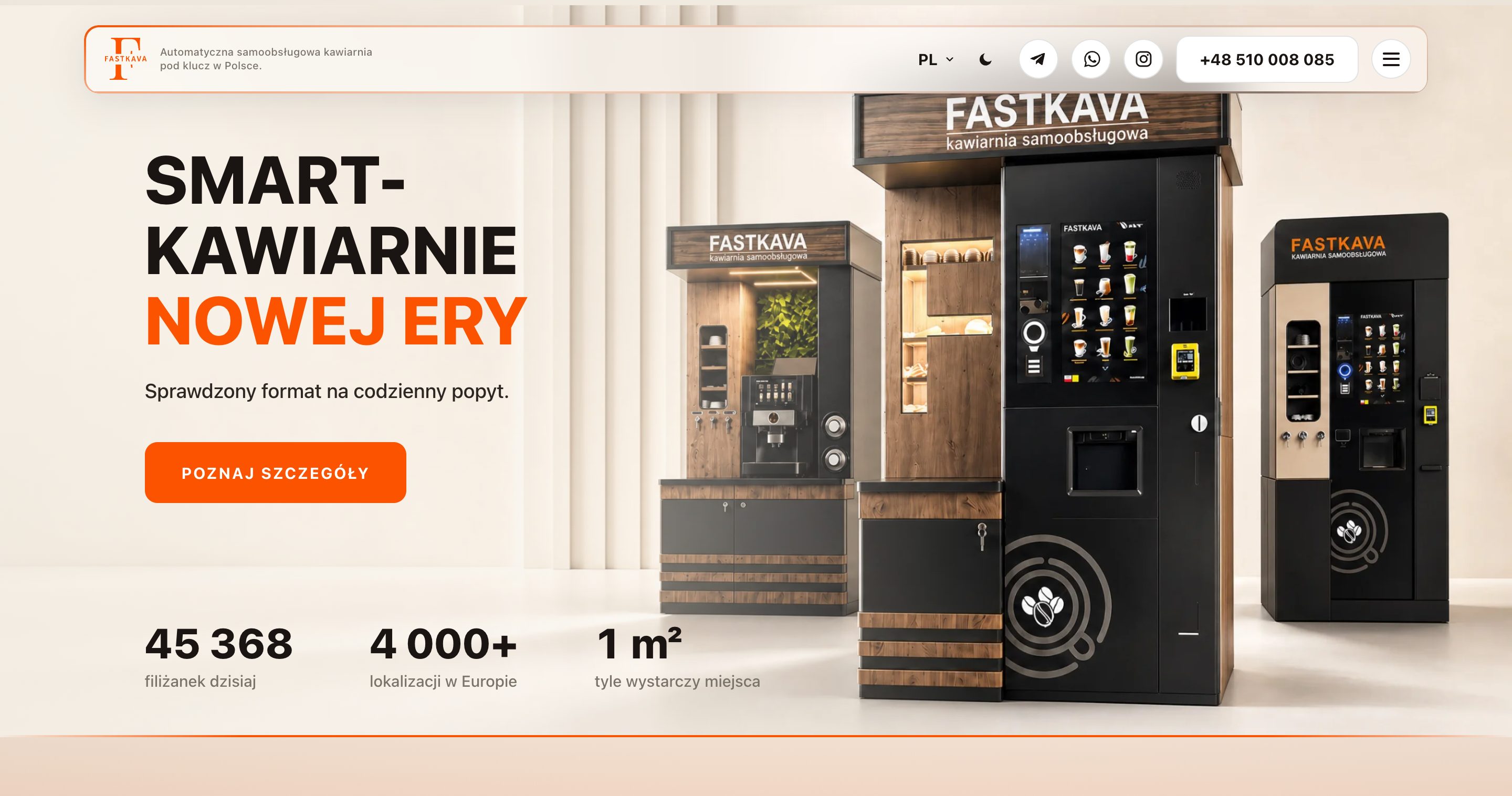 FASTKAVA PL — site preview