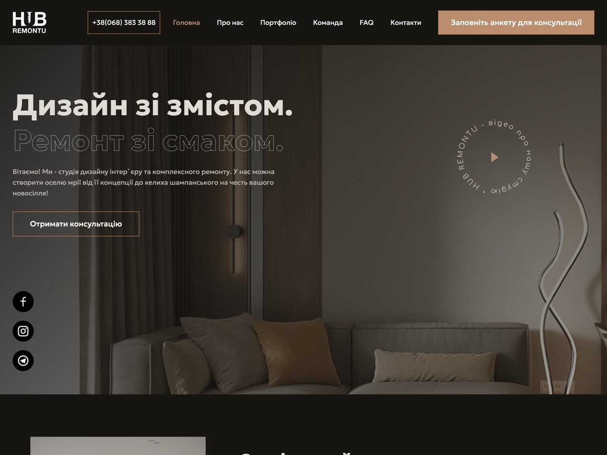 Hub Remontu — site preview